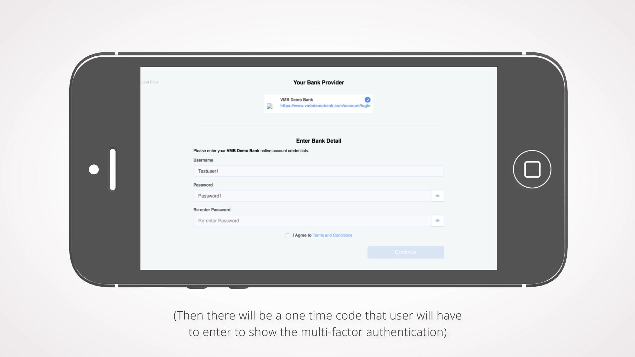 Verify My Banks - Demo